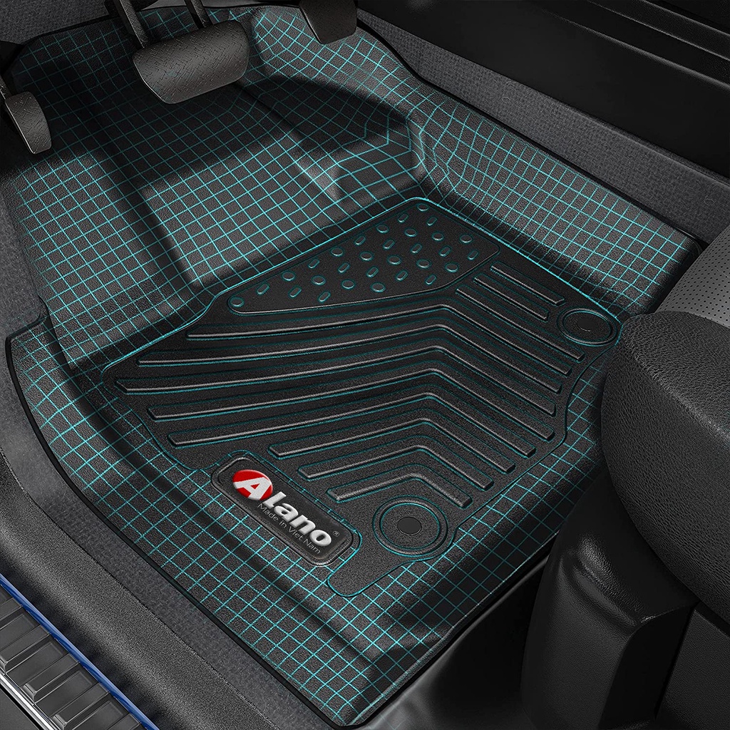 Thảm Lót Sàn Xe Ô Tô TOYOTA Hilux revo 2016-2022 - Chất Liệu TPE Cao Cấp - Nhãn Hiệu ALANO