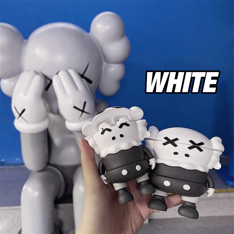 Vỏ ốp case airpod airpods Kaws mẫu mới  bảo vệ hộp tai nghe không dây bluetooth 1/2/Pro/i12/i9/i7/tws KinoShop