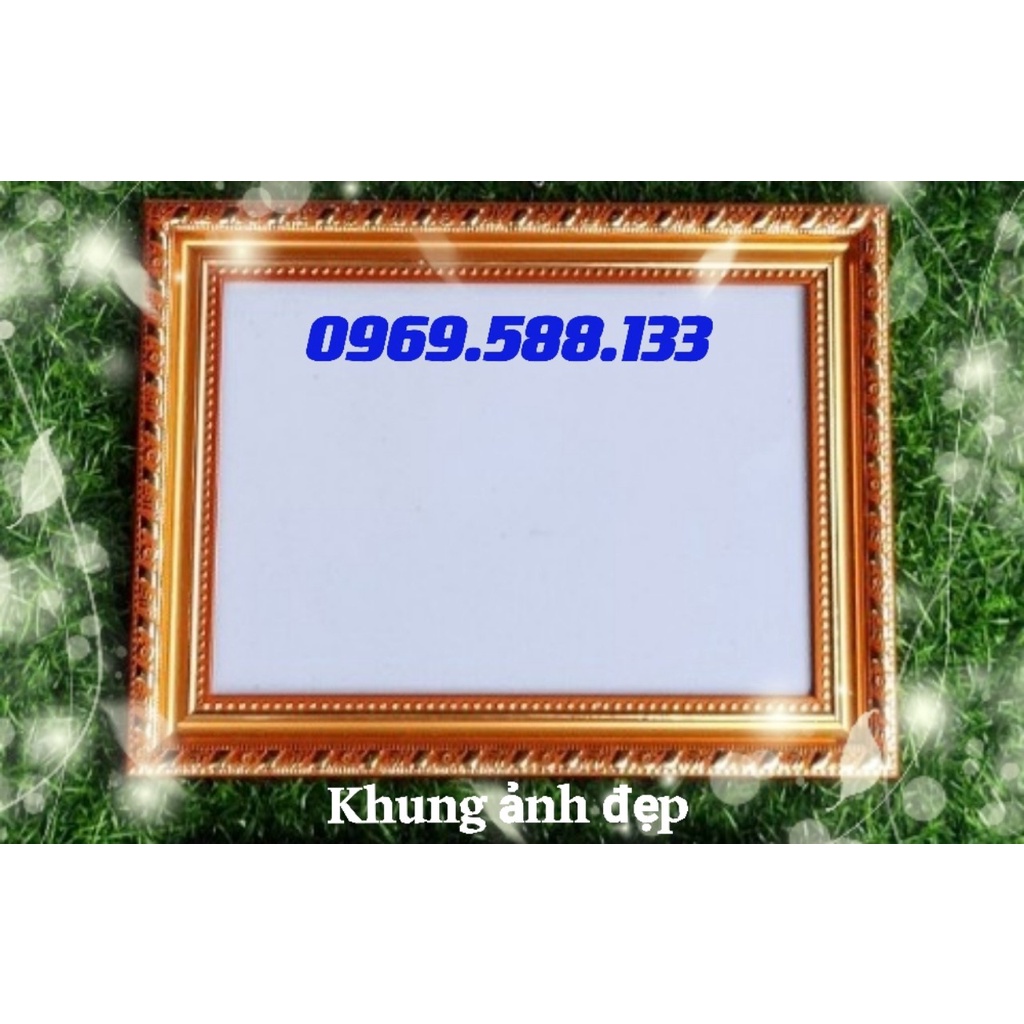 (Mặt khung bằng mica)-Khung ảnh A3 loại viền kích thước 30x40cm,.,