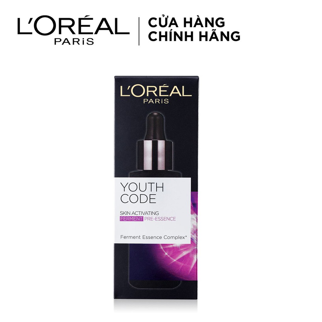 Hoạt chất tươi trẻ làn da chống lão hóa L'Oreal Paris Youth Code Skin Activating Ferment Pre-Essence 30ml | WebRaoVat - webraovat.net.vn