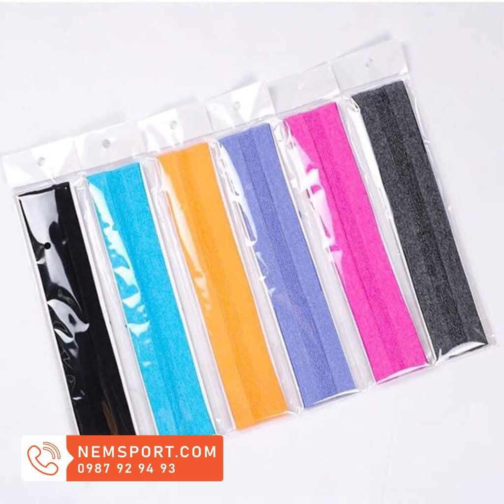 Băng đô thể thao cài đầu headband cotton dùng cho tập gym yoga bóng rổ cầu lông