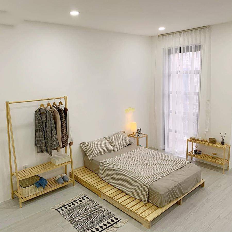 Giường pallet gỗ thông 1mx2mx10cm