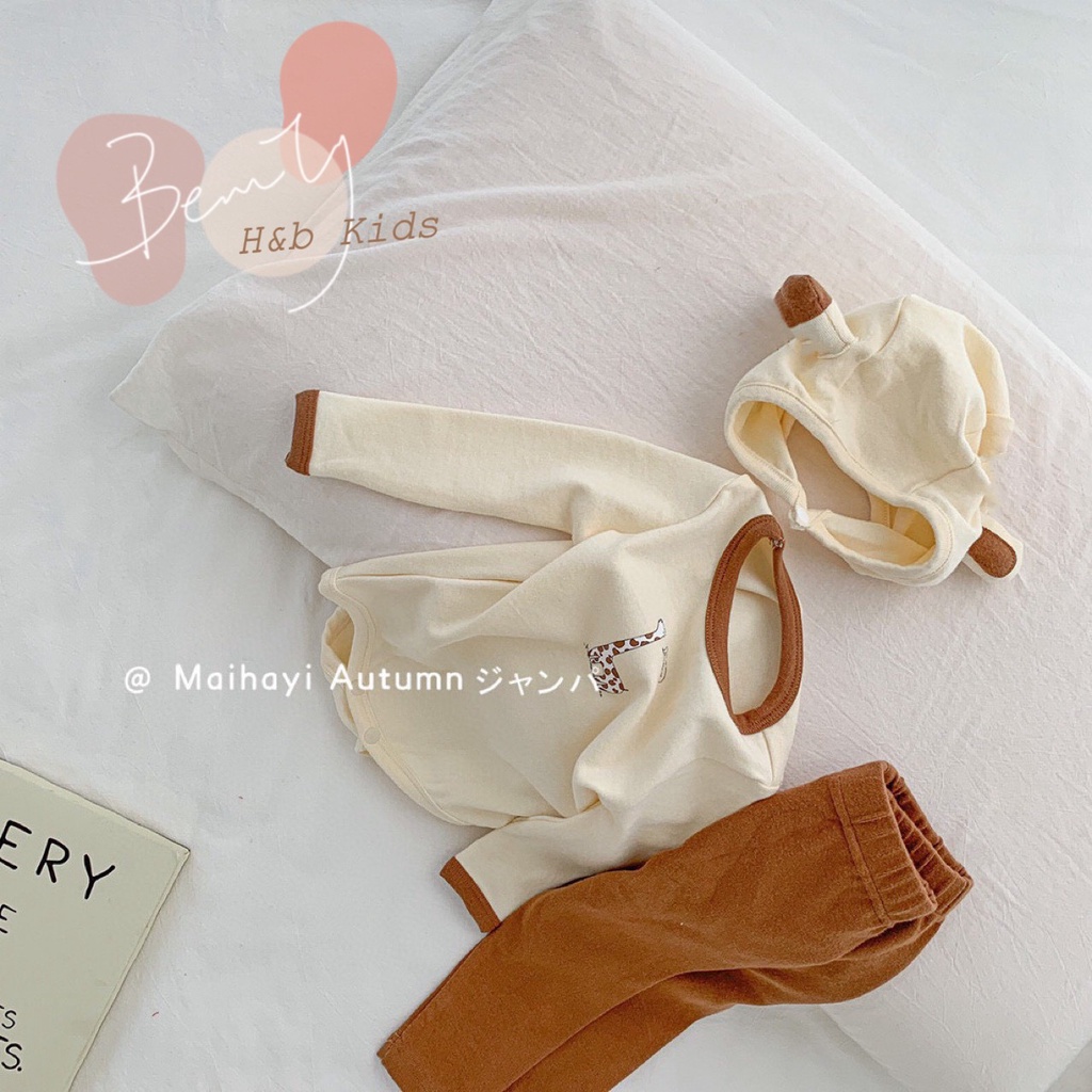 Bộ Body Dài Thu Đông Cho Bé Siêu Cưng