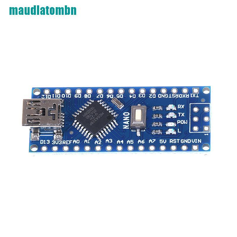 Bảng Mạch Điều Khiển Mini Usb Nano V3.0 Atmega328P Ch340G 5v 16m Cho Arduino