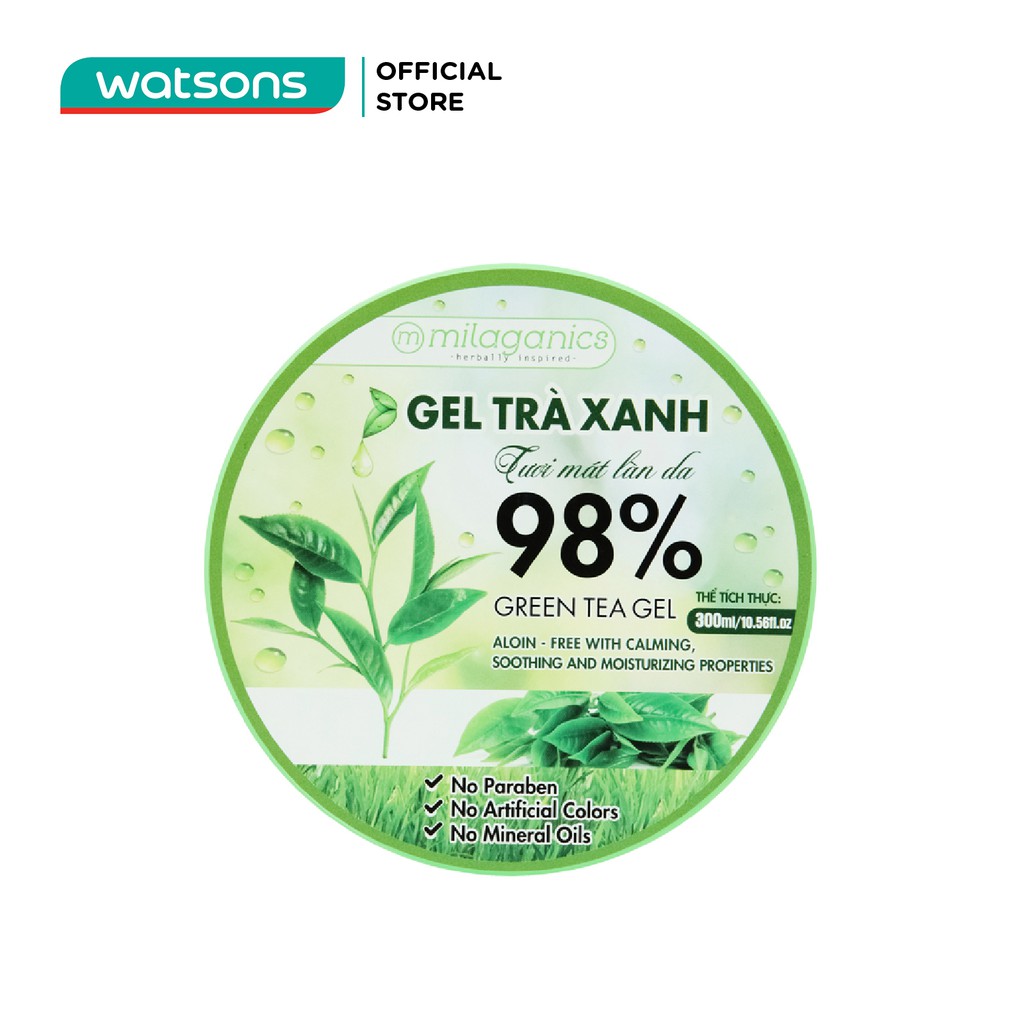 Gel Trà Xanh Milaganics 300ml