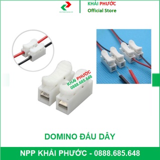 BỘ 5 10 DOMINO KẸP CẦU ĐẤU NỐI DÂY ĐIỆN ĐẤU ĐÈN 0.5 0.,5 0.75 0,75 1 1,5 1.5 2,5 2.5 4 mm2 - KHẢI PHƯỚC ELECTRIC