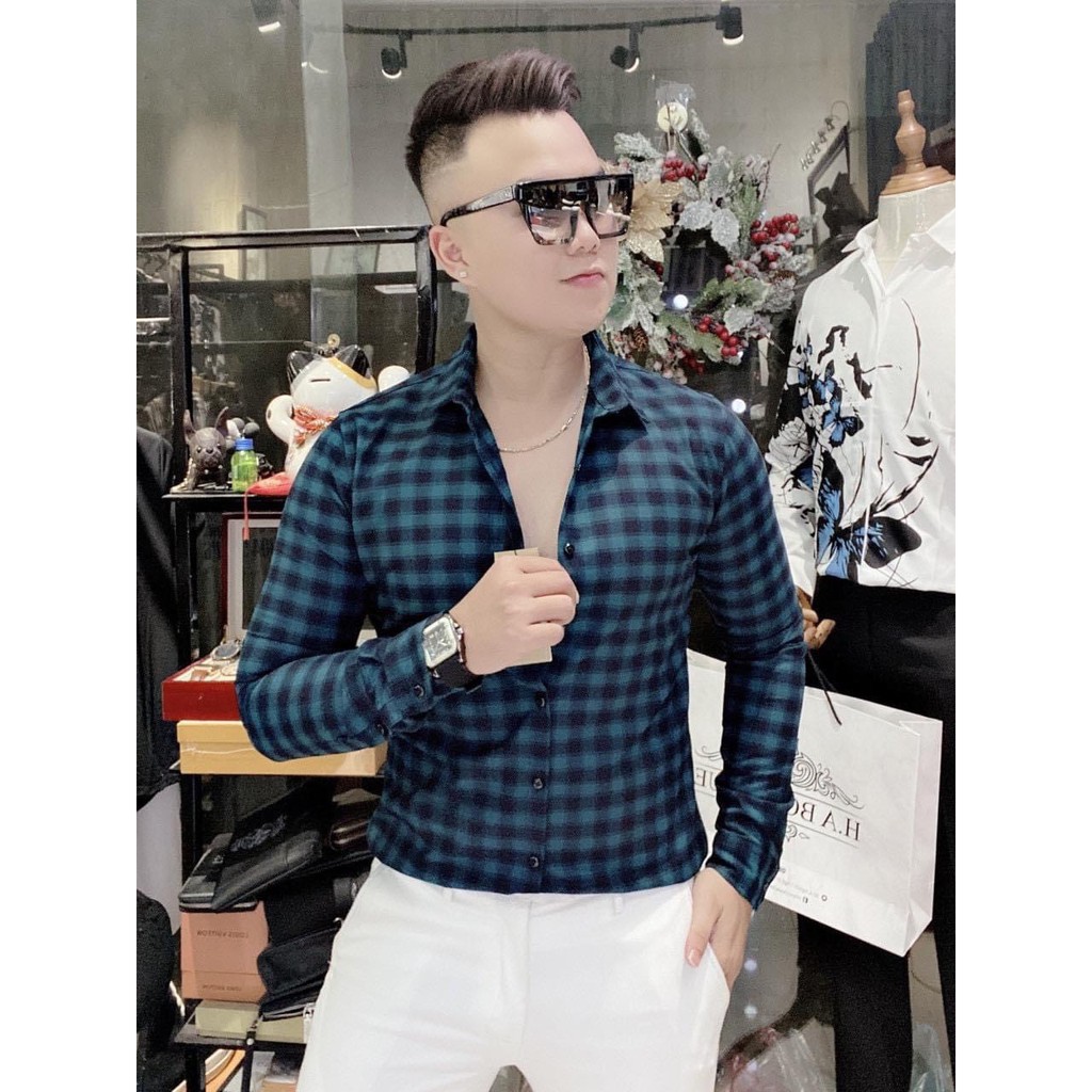 Áo sơ mi nam  sọc 3D phom body kiểu dáng Hàn Quốc siêu hot dễ kết hợp với các loại quần (Nhiều màu) shopmrvan | BigBuy360 - bigbuy360.vn