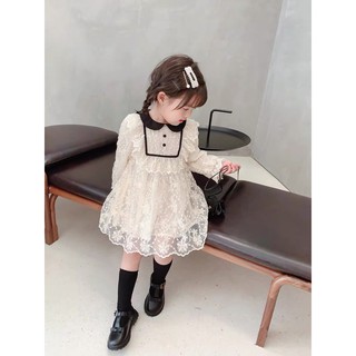 Váy phối ren bèo bé gái cực yêu