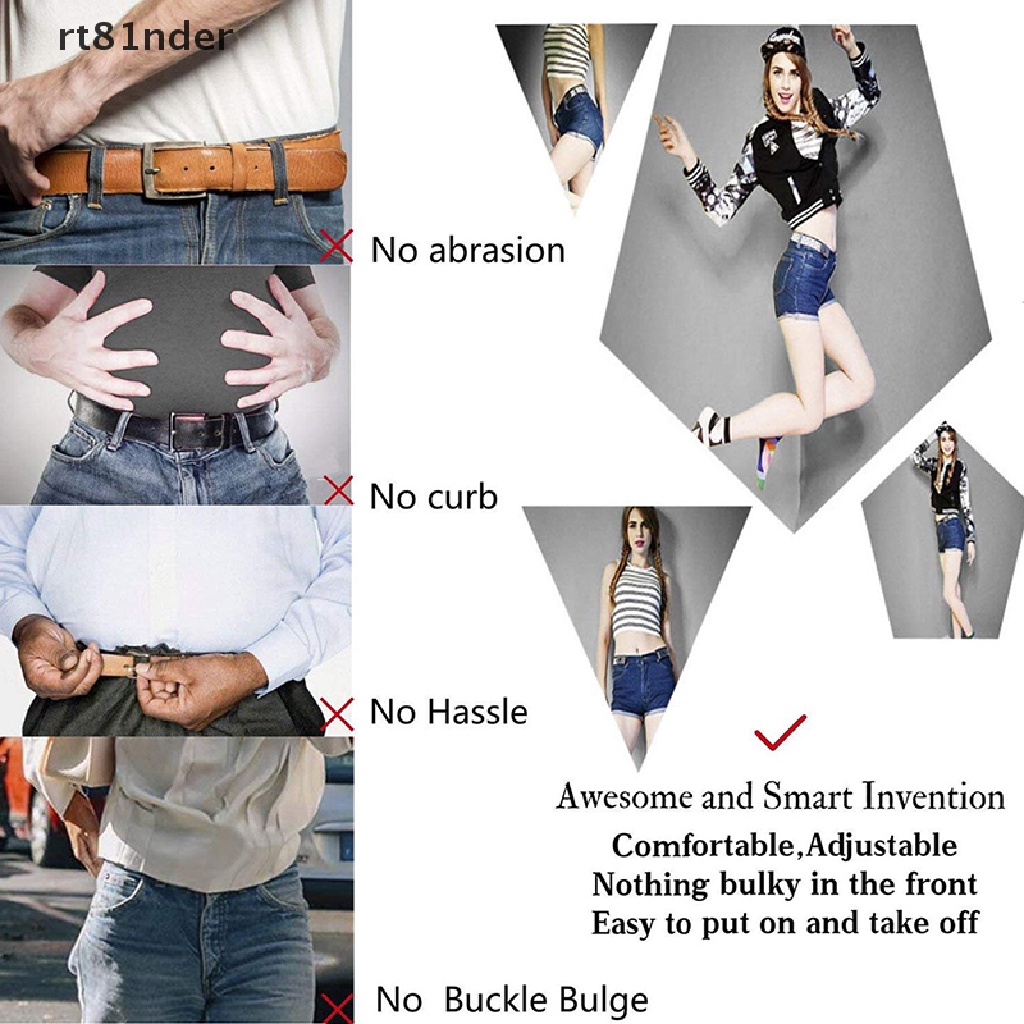 Thắt lưng đàn hồi không có khóa cài dành cho nữ