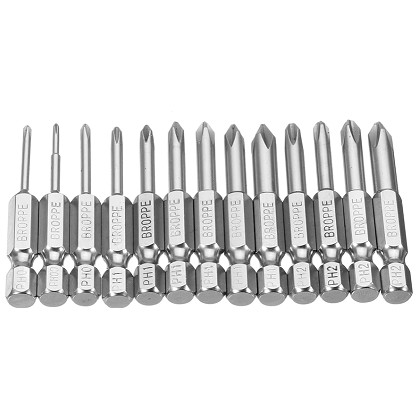 Bộ mũi tô vít 4 cạnh chuôi lục giác cho khoan bắn vít dài 50 đến 150mm có nam châm- Hàng hãng Broppe siêu tốt