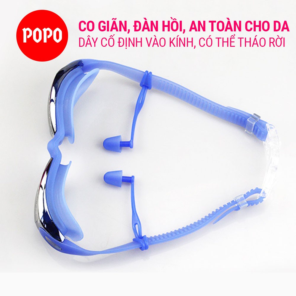 Bộ 2 nút bịt tai EP2 dây quai đeo chống tuột chống nước,  tạo cảm giác thoải mái khi đeo và ngăn nước tràn vào tai POPO