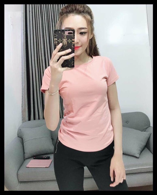 Áo thun thái trơn form vừa 40->60ki