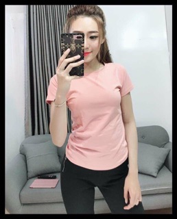 Áo thun thái trơn form vừa 40->60ki