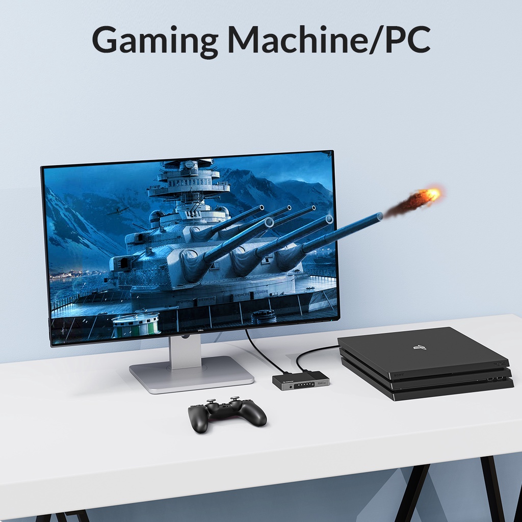 ORICO Bộ Chia Cổng HDMI 4K 4 Trong 1 Hỗ Trợ 4K @ 60Hz Ultra HD 3D 2160P 1080P Cho TV Box PC Xbox PS4