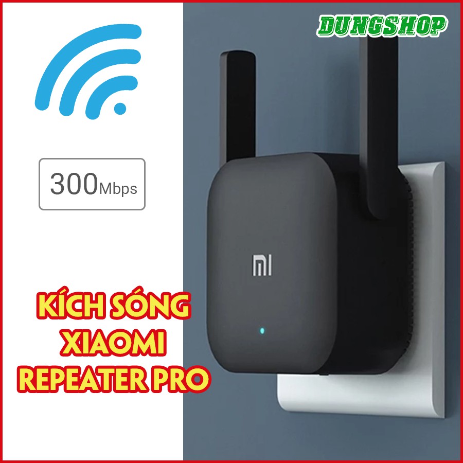 Kích sóng Repeater Pro Xiaomi dùng cho mạng 2.4G - băng thông 300mbs | BigBuy360 - bigbuy360.vn