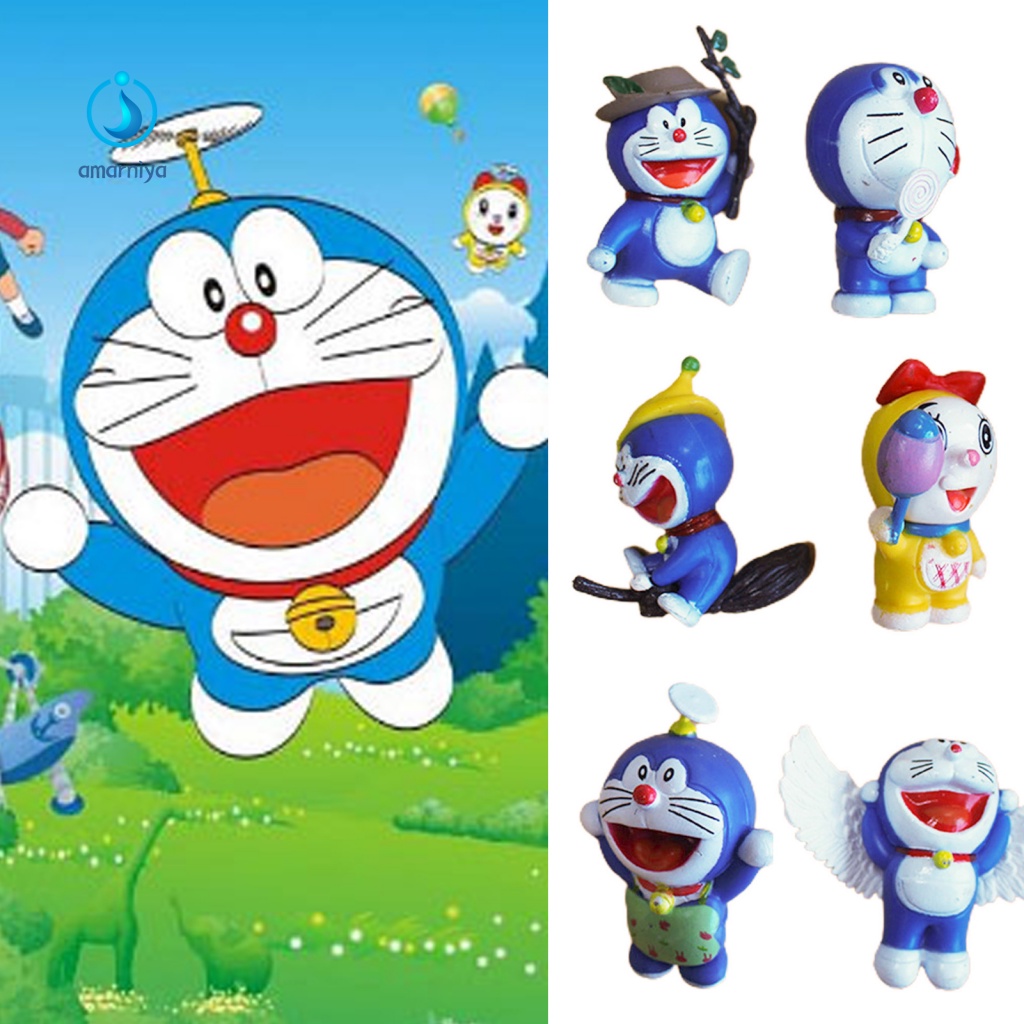 Mô Hình Nhân Vật Doraemon Thu Nhỏ Dùng Để Trang Trí