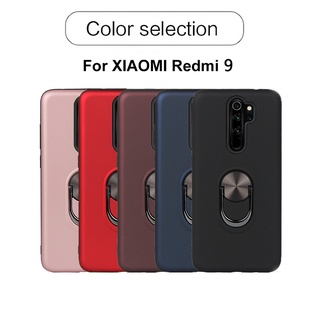 Ốp điện thoại cứng chống sốc kèm giá đỡ cho xiaomi redmi 9