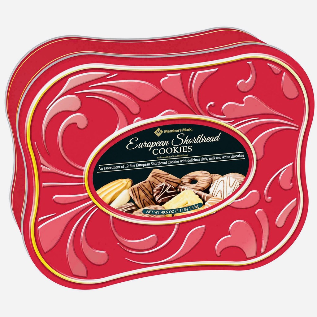 HỘP BÁNH QUY EUROPEAN CHOCOLATE COOKIES - 1.4KG