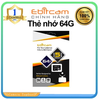 Thẻ nhớ Micro SD 64GB EBITCAM