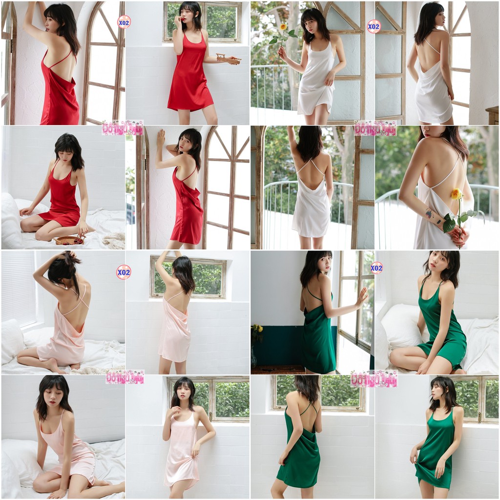 Váy Ngủ Lụa Cao Cấp X02