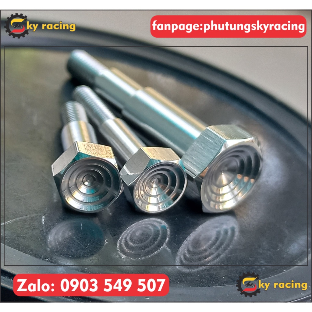 Bộ ốc tay thắng salaya INOX 304 kiểu thái gắn cho xe Vario