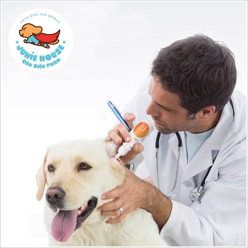 Chai nhỏ vệ sinh làm sạch tai cho chó mèo SOS