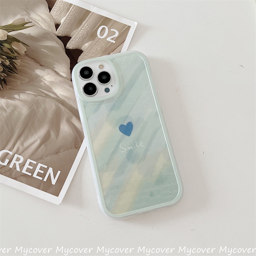 Ốp Điện Thoại Silicon Hình Trái Tim Graffiti Đơn Giản Cho iPhone 13 12 11 Pro Max X Xr Xs 8 7 6 Plus SE 2020