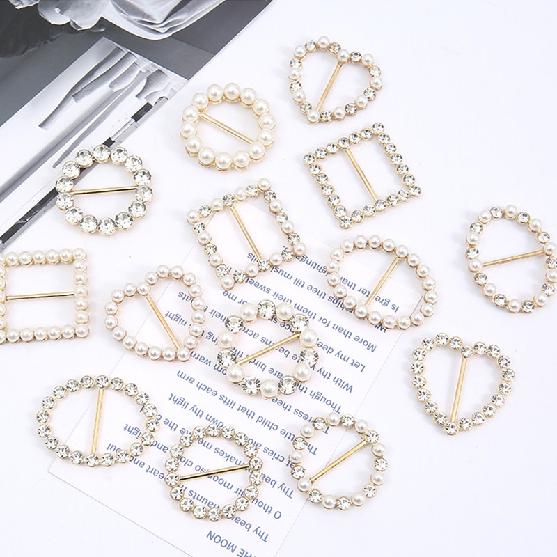 Vòng Trang Trí Thắt Nút Eo Đính Đá Ngọc Trai Sang Trọng DIY