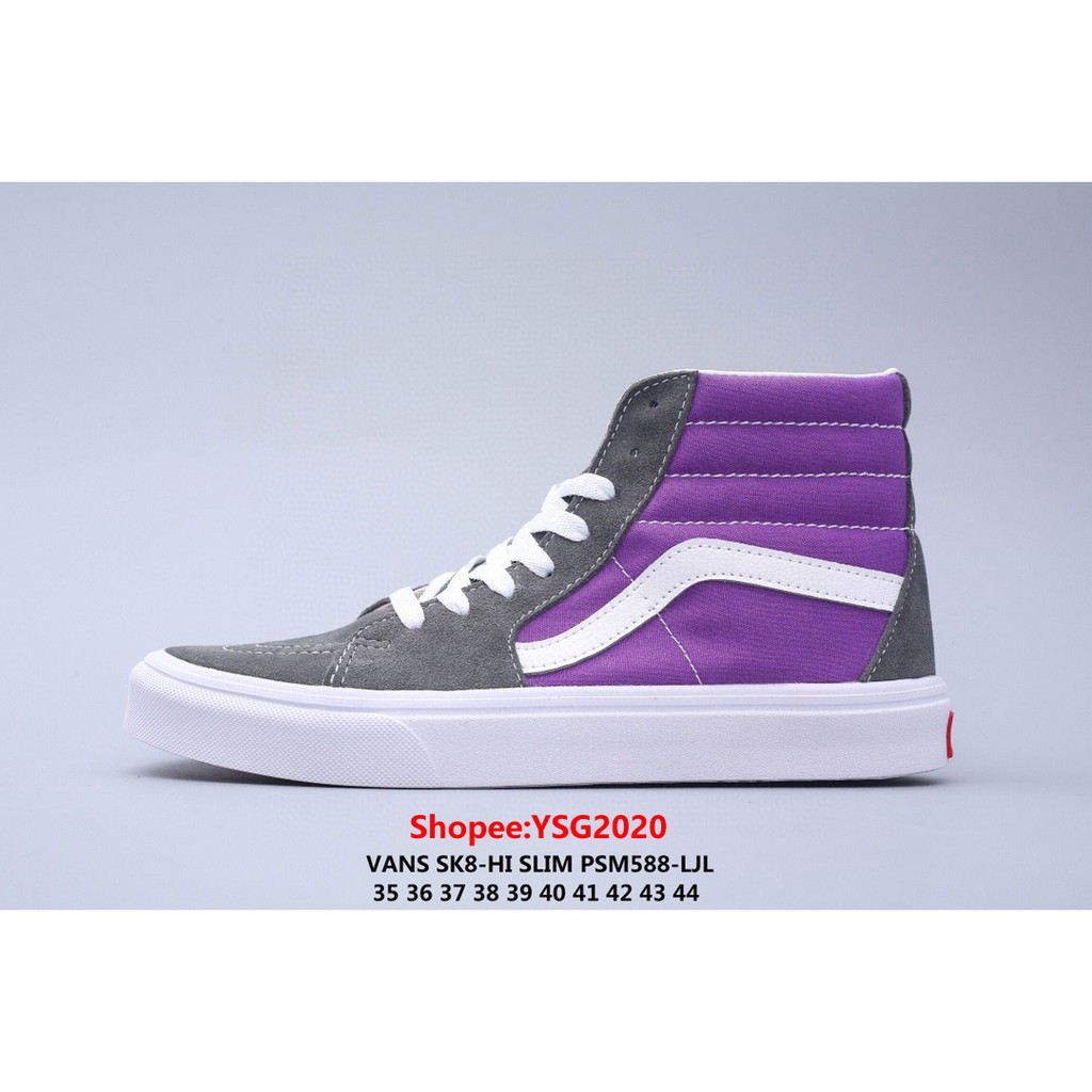 [YSG2020] Giày thể thao Vans_SK8-Hi Pro Skate màu xám tím