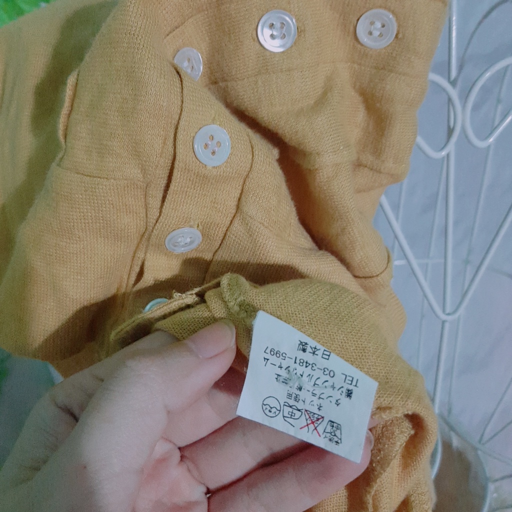 Áo len gile dáng dài 2hand