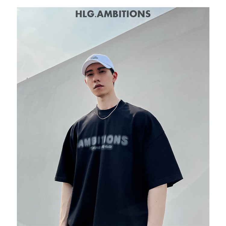 Áo phông nam cổ tròn thủy chiều chứ mờ phong cách Ulzzang - cotton mịn thấm hút mồ hôi thoải mái hoạt động