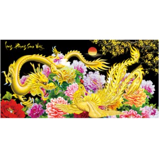TRANH THẾU LONG PHỤNG SUM VẦY DV6174