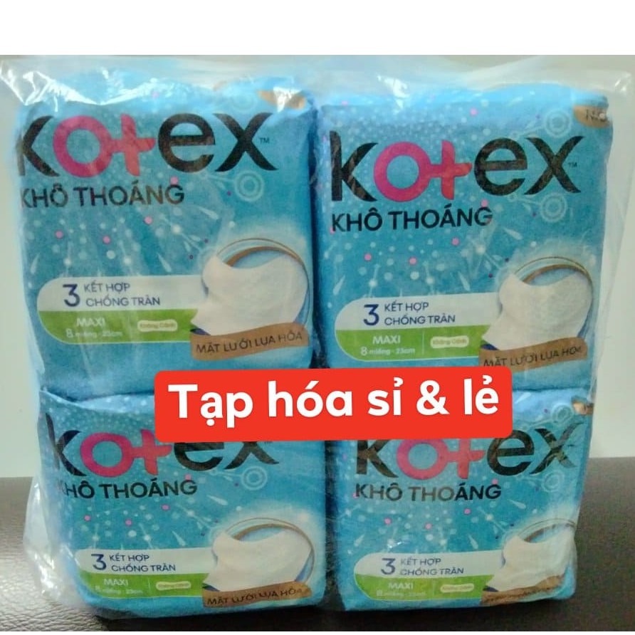 8 gói Băng vệ sinh Kotex dày không cánh tặng