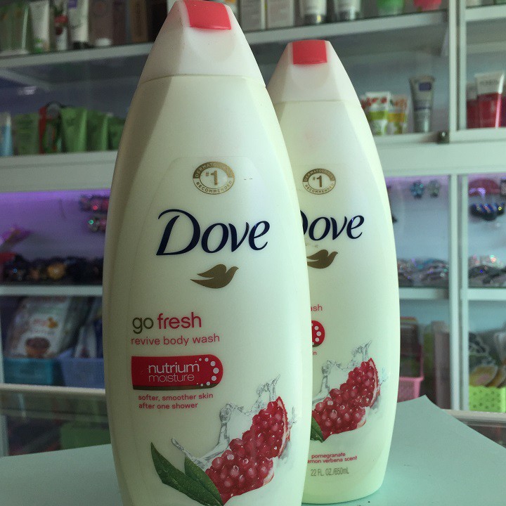 Sữa Tắm Dove Go Fresh Dưỡng Ẩm Và Tái Tạo Da 650ml - Mỹ