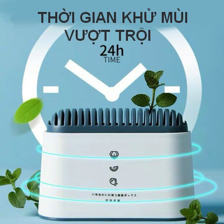 Hộp Khử Mùi Tủ Lạnh Than Tre Hoạt Tính Kháng Khuẩn, Khử Mùi Hôi Tanh Trong Tủ Lạnh