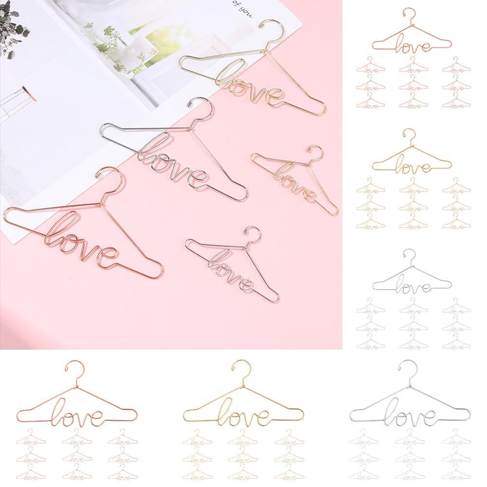 BEBETTERM Set 10 Móc Treo Búp Bê Bằng Kim Loại