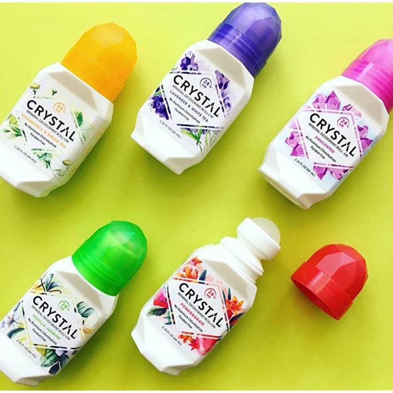 Lăn khử mùi CRYSTAL  Nhiều mùi hương