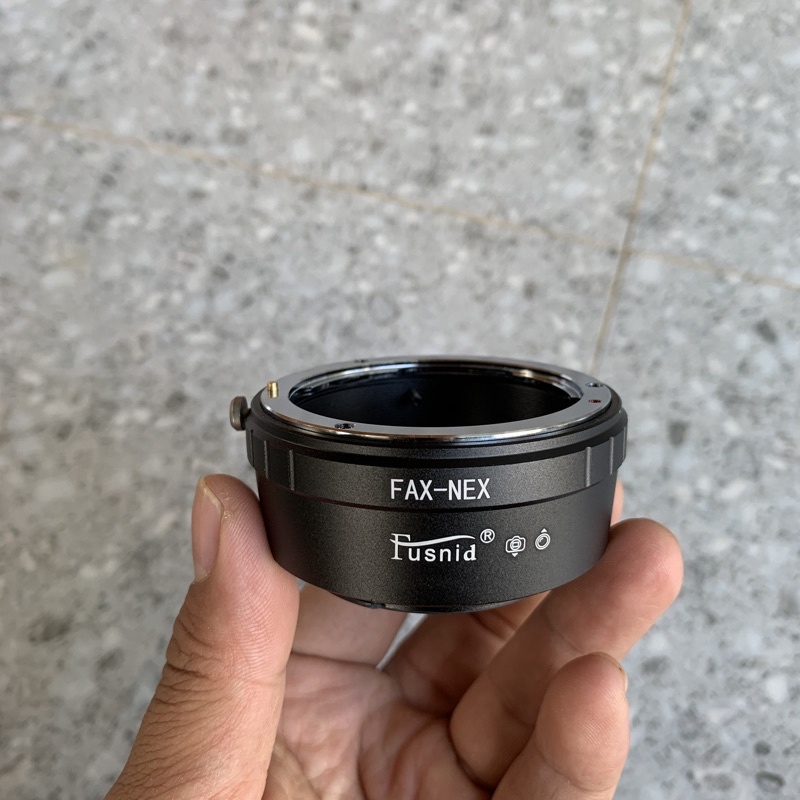 Ngàm chuyển FAX-Nex Fusnid - sử dụng lens Fujifilm X trên máy Sony E-mount