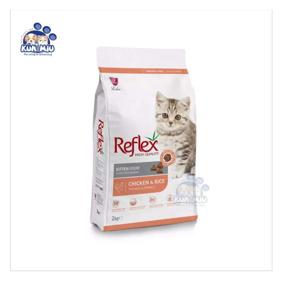 Thức Ăn Cho Mèo Con REFLEX KITTEN Vị Thịt Gà 2kg