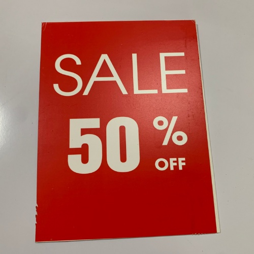BIỂN SALE KT A4, BIỂN FOMEX, BIỂN GIẢM GIÁ IN SẴN 2 MẶT