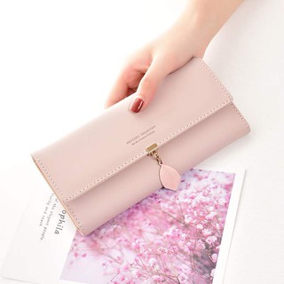 Ví/bóp nữ dài đựng tiền cầm tay hoạ tiết xinh xắn nhiều ngăn Prettyzys chính hãng chất da PU cực bền thời trang cao cấp