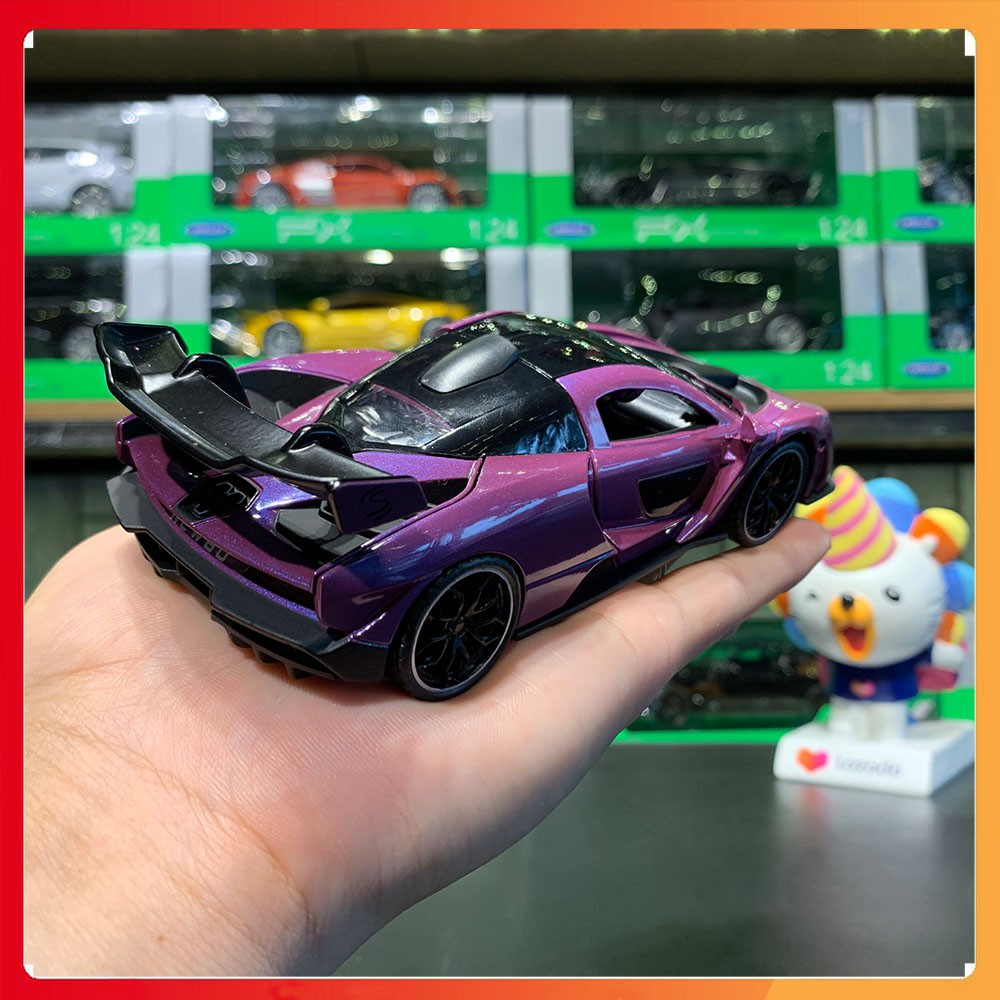 Mô hình xe Mclaren Senna tỉ lệ 1:32 màu tím