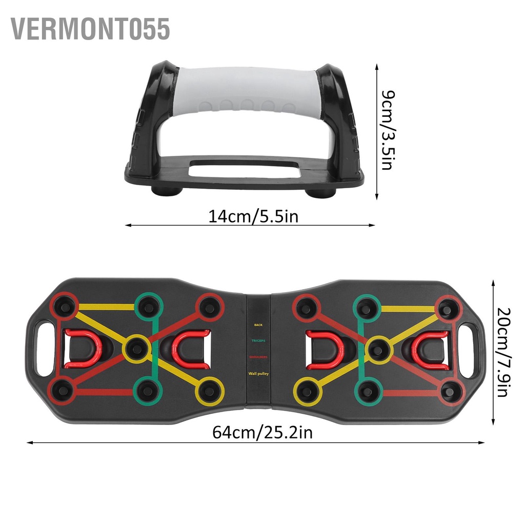 Có thể bán buôn Push Up Board Phòng tập thể dục Tập luyện cơ bắp Thiết bị xây dựngVermont055 Hàng giao ngay