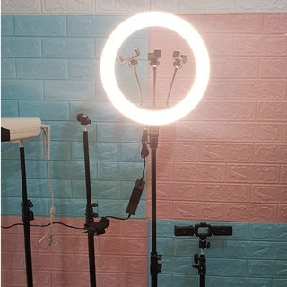 [SIZE 36cm]Đèn Livetream (đầy đủ cả chân đèn và kẹp) .Hỗ trợ ánh sáng Chụp Ảnh, Make Up Trang Điểm. Đèn quay trực tuyến