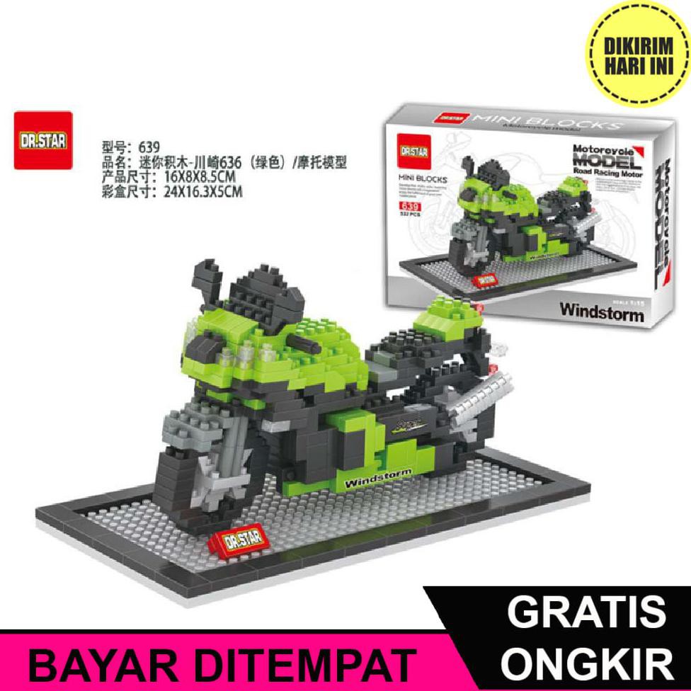 Dây cáp DE1716 BRICKS NANO BLOCK DR STAR 639 cho xe mô tô