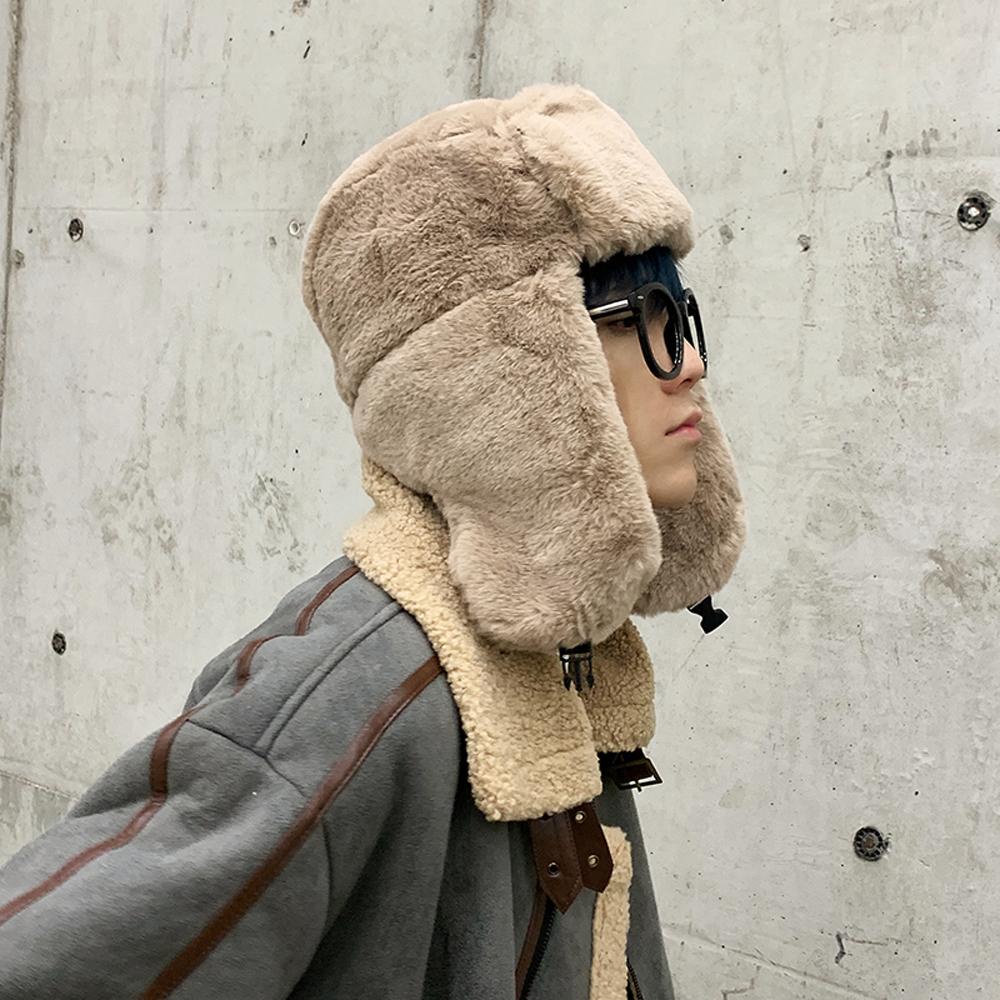 Chụp Tai Phủ Lông Dày Dặn Chống Gió Thời Trang Mùa Đông Cho Nam Và Nữ