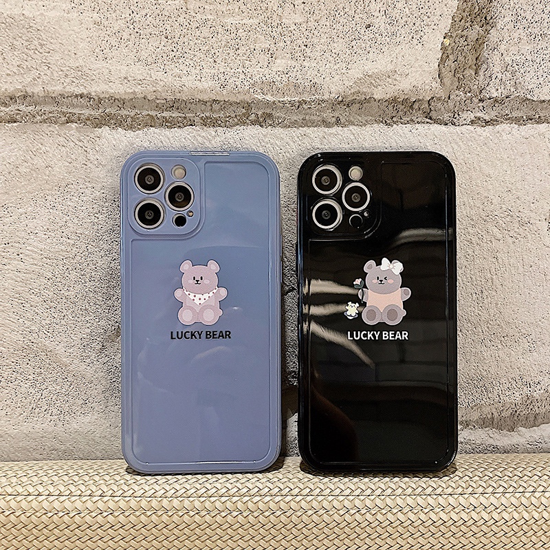 Ốp lưng iphone Ốp điện thoại TPU silicon chống sốc viền thẳng in họa tiết cho iPhone 11 pro max 14pro pro max 7plus 14pro mini Dinuo case