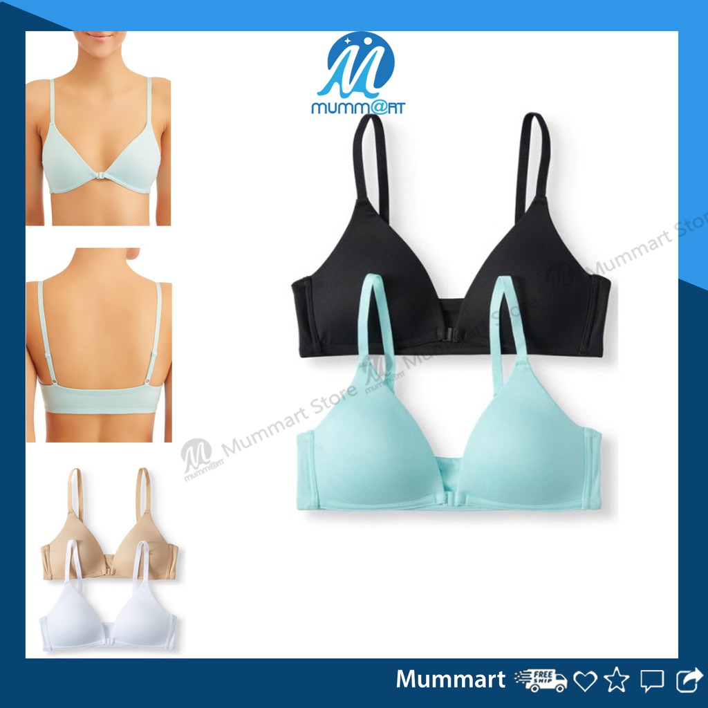 Áo ngực không gọng, cài trước, cài sau, mút mỏng xuất Mỹ, áo lót cho học sinh mềm, thấm hút mồ hôi - Mummart | BigBuy360 - bigbuy360.vn