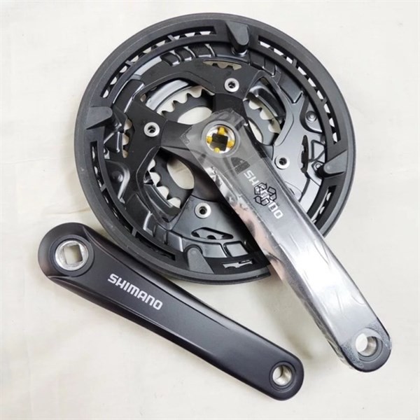 Đùi đĩa Shimano T3010 3 tầng 8/9 speed Đen - 26/36/48T
