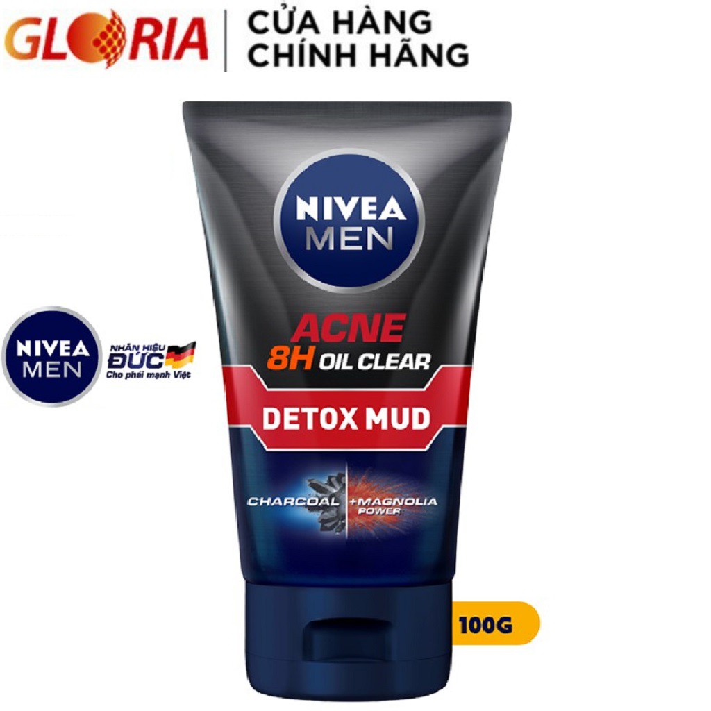 Sữa Rửa Mặt Bùn Khoáng Nivea Men Kiểm Soát Nhờn Và Ngừa Mụn 100g - 83940